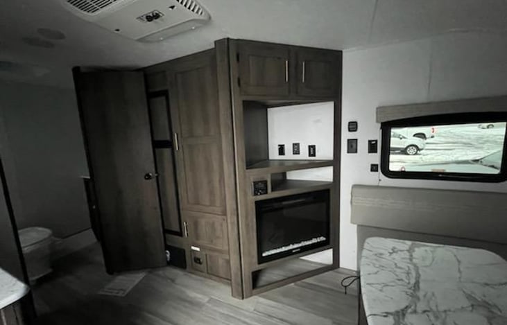 View from doorway
