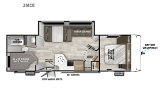 2025 Forest River 26ICE (ICE2) $145/nt sleeps 8-10