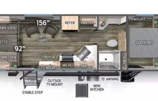 2024 Forest River Grey Wolf Black Label Toy Hauler