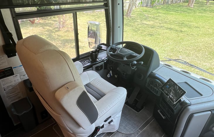 Cloud-like comfort meets the open road - extra-cushioned captain's chairs make every mile a pleasure