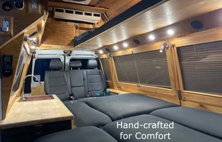 One of a Kind Classic Woody Campervan Sleeps 4/5