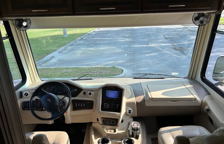 Front cabin ready to drive.