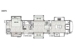 2019 Forest River RV Cedar Creek Champagne Edition 38EFK
