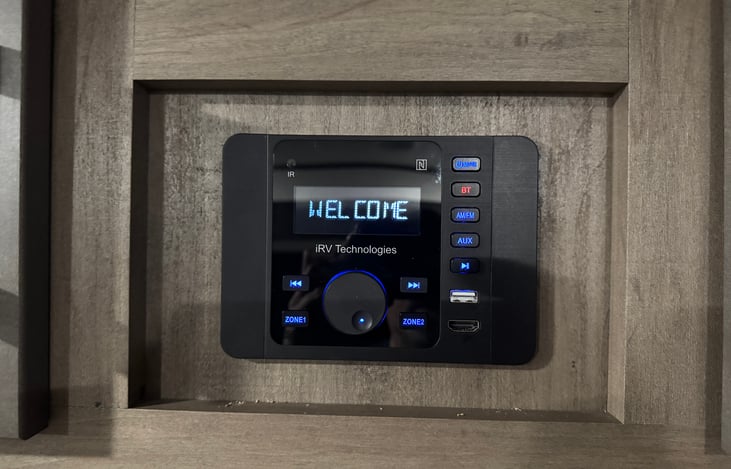 Indoor and outdoor sound system, Bluetooth and HDMI input option.