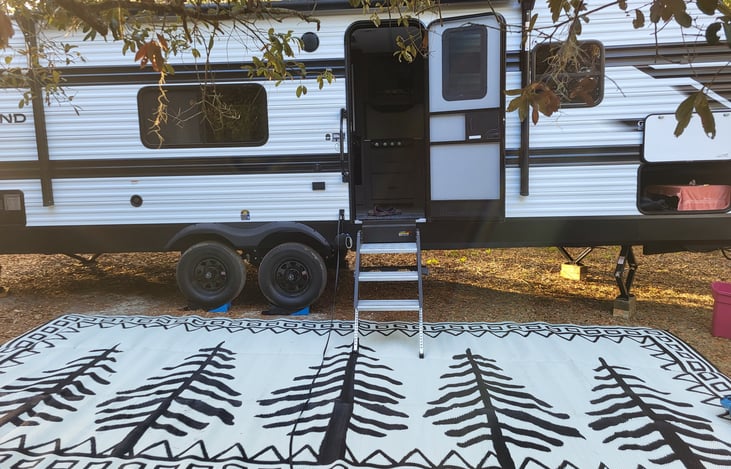 Large 9' x 18' outdoor patio mat