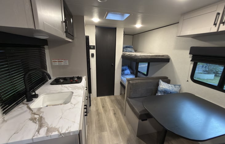 Kitchen, Dinette(bed conversion) & 2 bunks