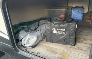 Cozy, comfy travel trailer