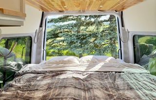 Huck the Adventure Van – Camp Easy. Dog Friendly!