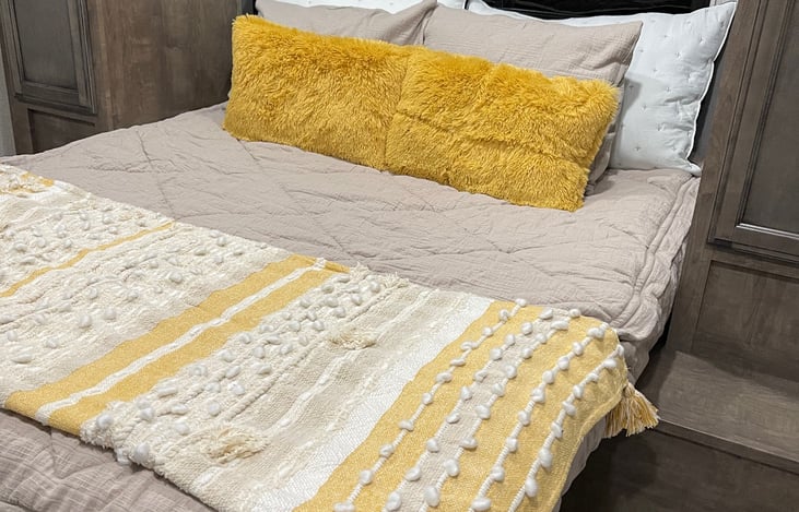 Plush Queen Bed in Private Master