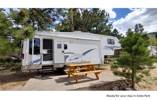 Estes Park Campsite & 5th Wheel | Stationary $AVE