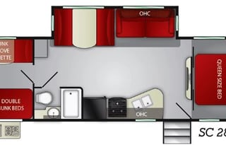 2019 280QBS QUAD Bunkhouse, Outdoor Kitchen #3