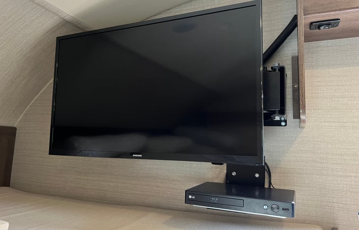 Upgraded smart TV with streaming services.