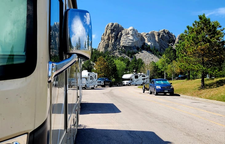 Visiting Mt. Rushmore
