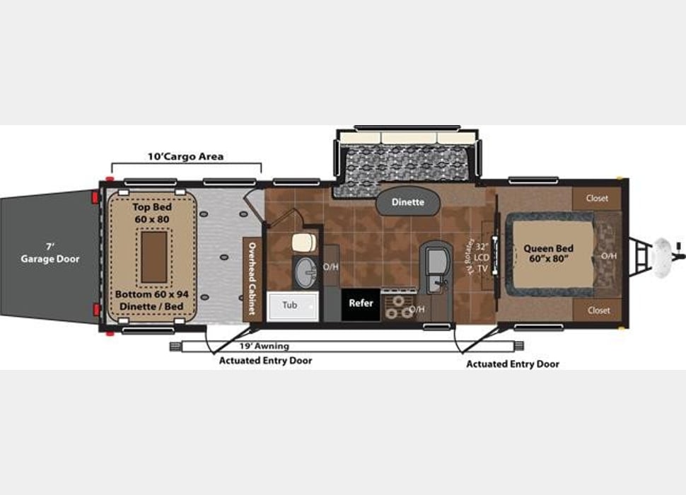 Toy Hauler rentals in Earp