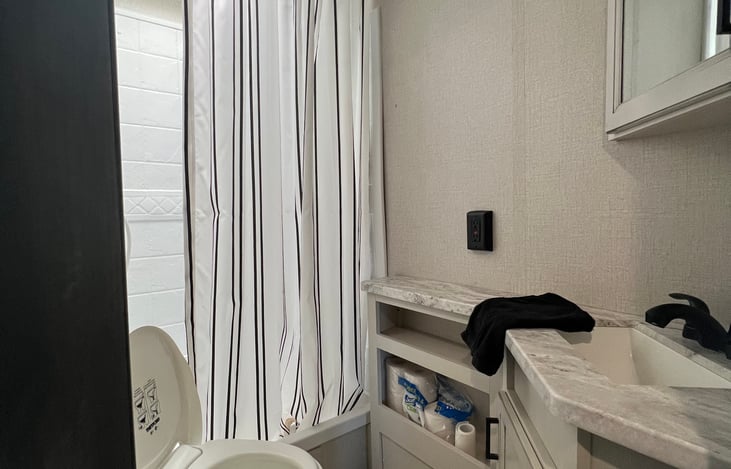 Bathroom | Toilet | Sink | Shower | Storage