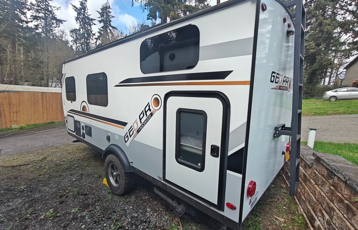 Bunk area entry door