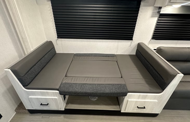 Dining table conversion Sleeps 2