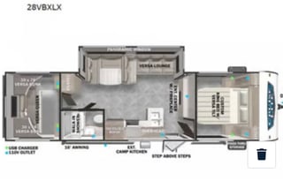 2024 Forest River RV Salem Cruise Lite 28VBXLX