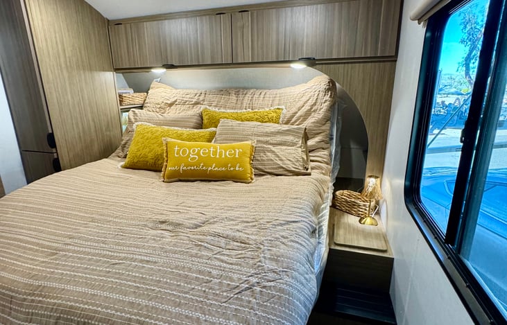 Private Master Bedroom with King Sized bed.