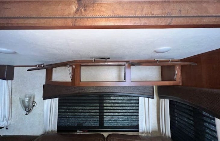 Above sofa storage