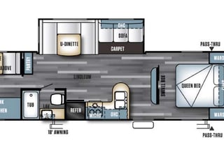 2017 Forest River RV Salem 30 ft with Bunk House