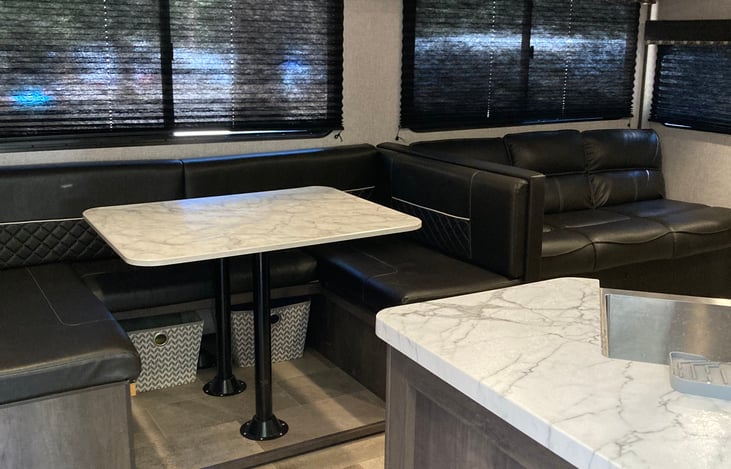 Dinette and couch