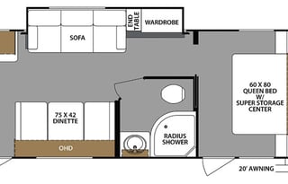 2019 Forest River RV Surveyor 264RKLE