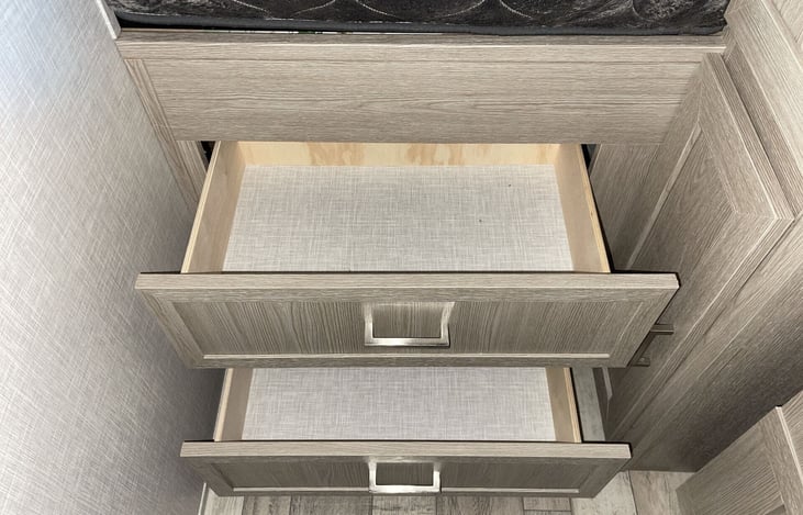 Storage everywhere!  room for all your camping gear!