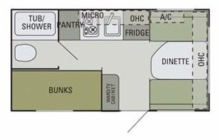 Little Family Camper Tow with Midsize SUV and Up