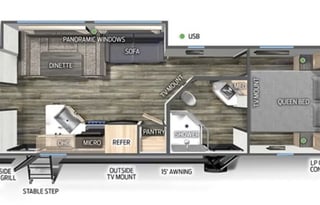 2024 Forest River RV Cherokee Grey Wolf 29TE