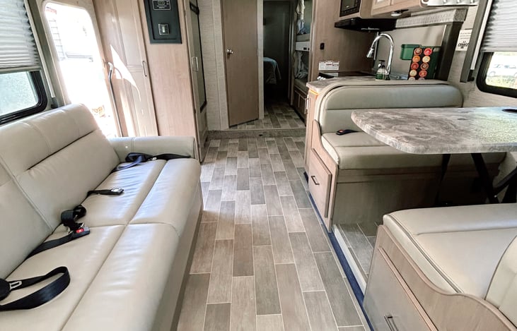 Both sofa and table folds out as a bed!