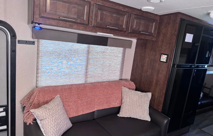 Living room with comfy couch
