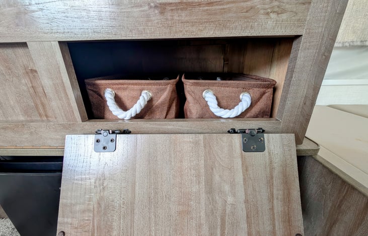 Extra storage soft storage for under the sink *included