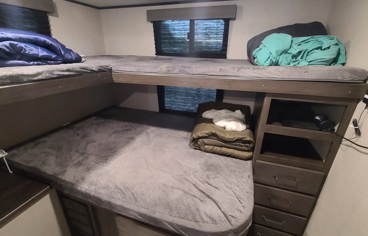Rear Bunkroom with door