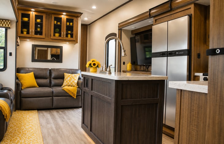 Living Space (W/Fold-Out Couch)