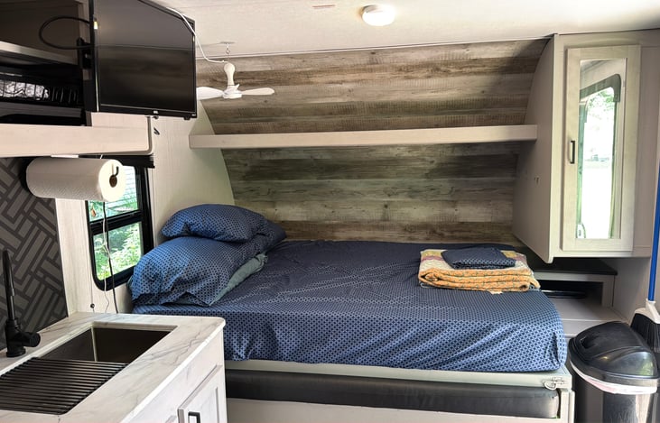 With Bedding