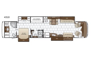 BLACK-OUT custom coach! RARE triple bunk.