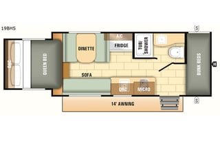 2018 Starcraft Launch Outfitter 7 19BHS