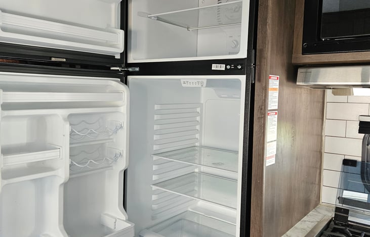 Refrigerator and freezer.