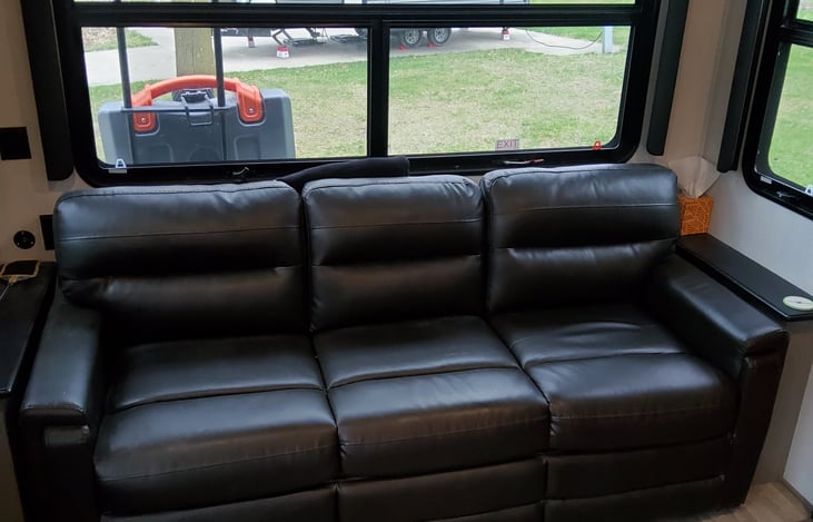 Couch with Queen size pull out bed