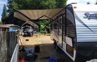 2017 Keystone RV Springdale 201RDWE rear dinette