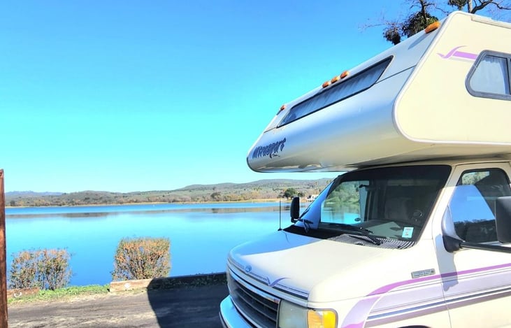 Front of RV. Rides like a small Uhal.