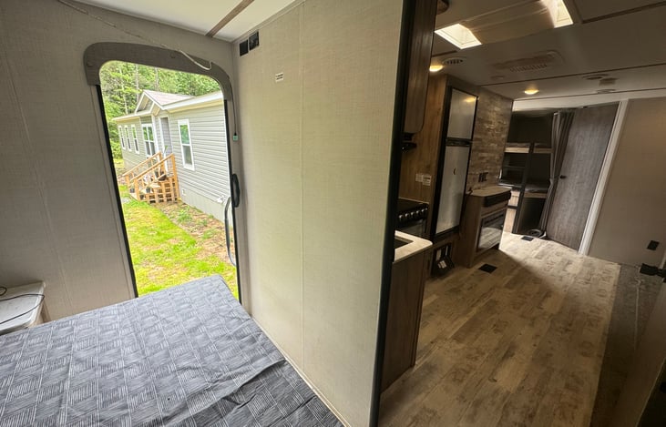 Bedroom view to living space