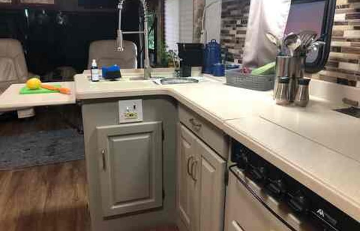 Lots of kitchen counter space