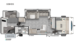 2023 Forest River RV Salem 32BHDS