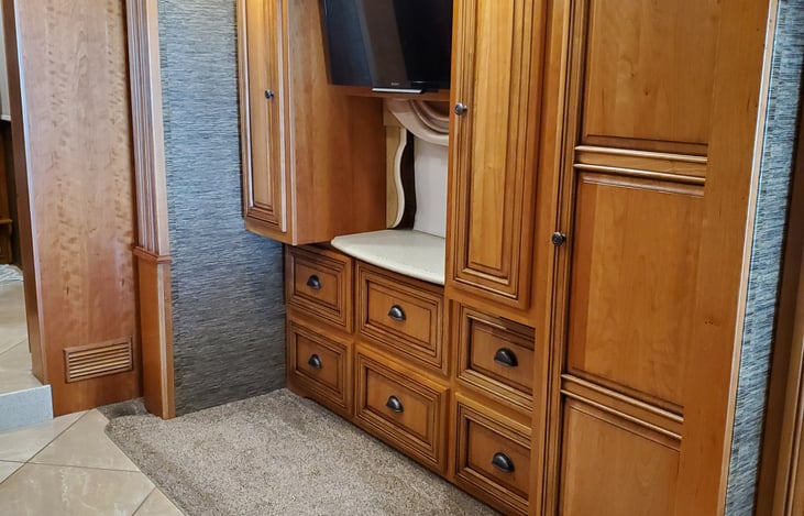 Master bedroom storage
