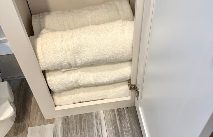 Six towels