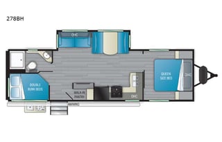 Family-friendly and spacious camper.