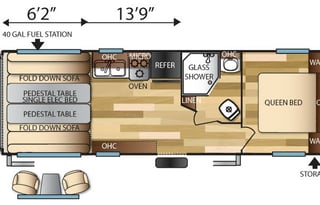 2018 Forest River RV Sandstorm 242SLC
