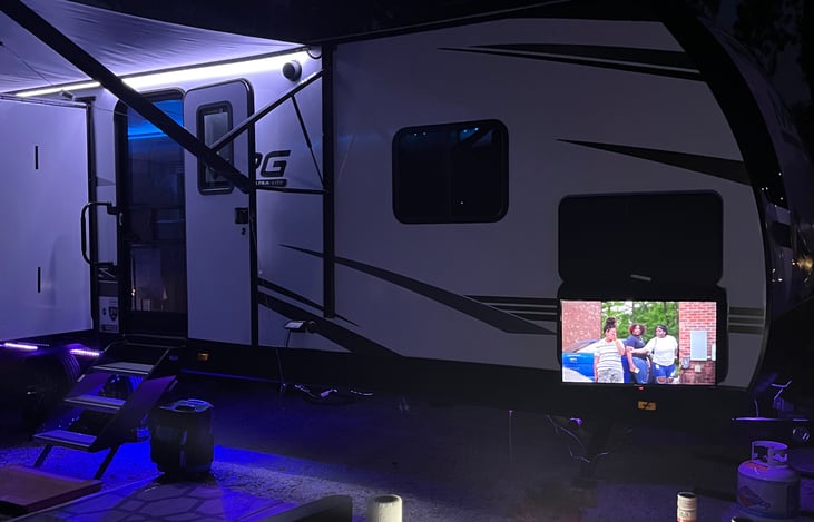 Enjoying the summer breeze at Oceans Lakes in Myrtle Beach S.C